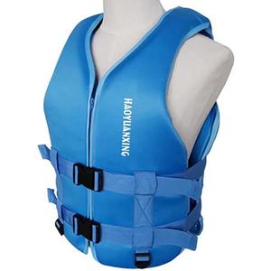 Adult Kayak Vest High Buoyancy Swim Vest Women's Men's Adjustable Safety Jacket Great for Boating, Swimming, Watersports (Blue,Medium)
