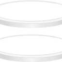 Brightever 12 Inch 2 Pack LED Flush Mount Ceiling Light Fixture, 5000K Daylight White 3200LM Round LED Ceiling Lights, 240W Equivalent, 0.67 Inch Thickness Light Fixtures Ceiling Mount, Non-Dimmable