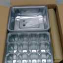 VIVOSUN 6-Pack Seed Starter Trays with 10"x20.75" Seedling Heat Mat, Self-Adjusting Dual Digital Display Temperature Controller, 72-Cell Seed Starter Kit with Humidity Dome, Reusable Propagation Trays