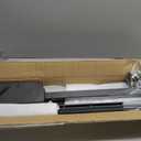 Black 35"-48" Pull Down Closet Rod Stainless Steel 60lbs Load Capacity