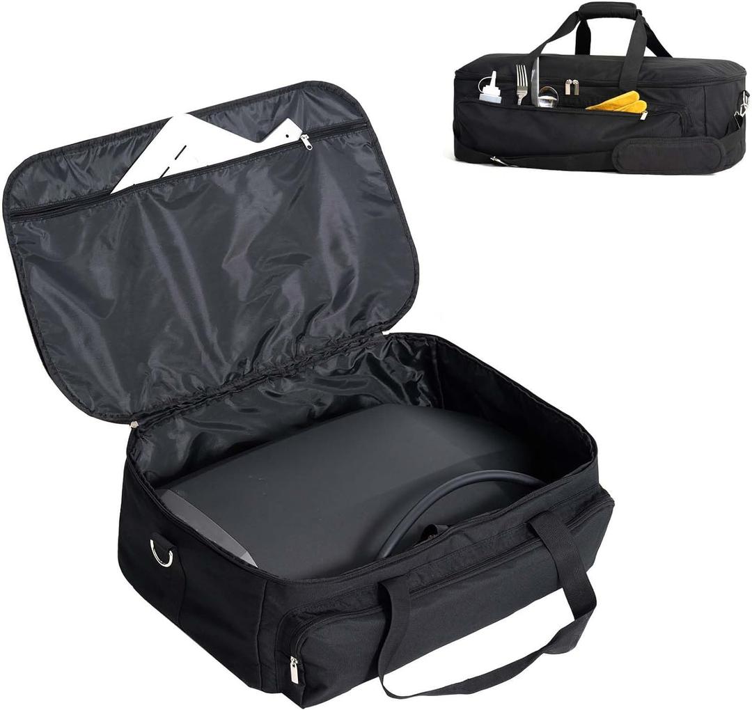 NOELIFE Bag for Ooni Koda 16, Portable Carrying Case with Pockets for Ooni Pizza Oven Accessories, Padded Carry Bag Made of Thickened Fabric, Heavy-Duty and Water Resistant (Oven Not Included)