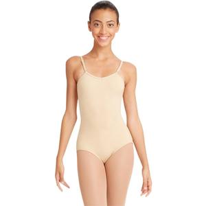 Capezio Women's Camisole Leotard With Adjustable Straps,Nude,Small