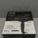 Nano Titanium Italian Rapido Hair Dryer - Professional, Lightweight 2000 Watt Blow Dryer (Black)