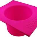 Waxness Non-Stick Silicone Bowl Insert for Wax Warmers Pink, Fits 5.5 lb Warmers, Easy Clean Flexible Wax Pot Liner for Professional Use.
