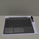 OMOTON Wireless Keyboard for Microsoft Surface Pro 7/7+/6/5/4/3 12.3 inch ONLY, Bluetooth Connection, Ultra-Slim Keyboard Type Cover with Touchpad, 7 Colors Backlit and Rechargeable, Grey