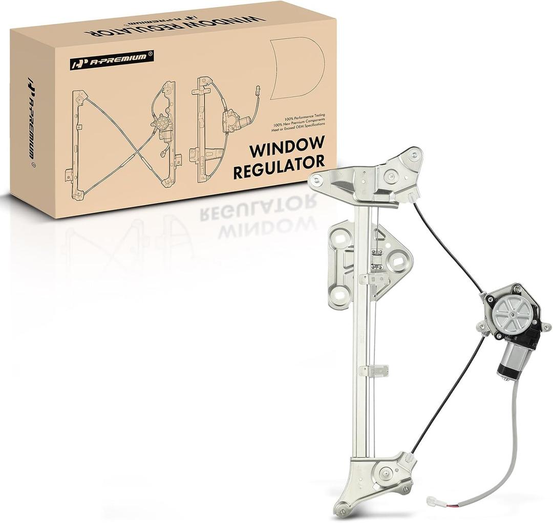 A-Premium Front Right Passenger Side Power Window Regulator with 2-Pin Motor Compatible with Toyota Solara 1999 2000 2001 2002 2003