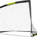 Franklin Sports Blackhawk Backyard Soccer Goal - Portable Pop Up Soccer Nets - Youth + Adult Folding Indoor + Outdoor Goals - Multiple Sizes + Colors