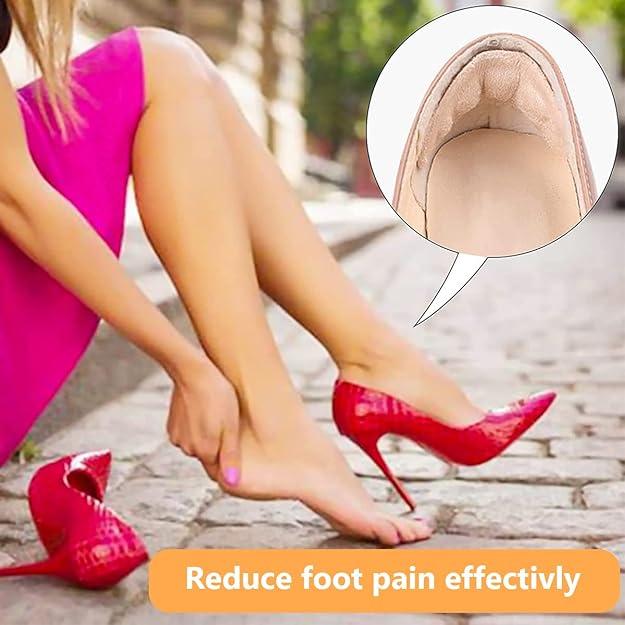 Pairs Ball of Foot Cushions, Gel Metatarsal Pads Non-Slip Foot Pads for Women High Heels Comfortable Forefoot Cushions for Pain Relief Reusable Sandals Cushion Insole Adhesive Shoes Inserts