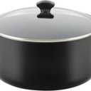 Farberware Cookware Nonstick Stockpot with Lid, 10.5 Quart-Black