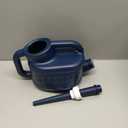 2 Gallon Watering Can for Outdoor Plants, Plant Watering Can with Removable Long Spout and Stainless Steel Sprinkler Head, Large Water Can for Garden Flowers Vegetables (Dark Blue)