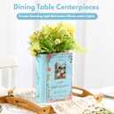 MYLARREN 3D Puzzle Vase for Adults Kids, 120 Pcs Puzzle Book Vase for Flowers, Arts and Crafts for Kids 4-6, Adults, Girls, Cute Unique Vases for Book Shelf Decor, Books Lover Gifts for Women(Anne) (Anne of Green Gables)