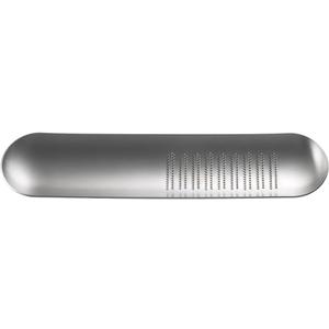Yoshikawa Eatoko AS0012 Oros Grater, Silver, Width 1.8 x Depth 7.9 x Height 0.4 inches (4.5 x 20 x 1 cm)