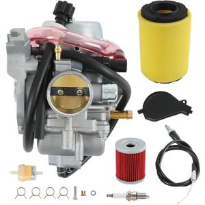 Carburetor Replacement For Suzuki Eiger 400 LTF400 LTF400F 2X4 4X4 2002-2007, Include Oil Filter Air Filter