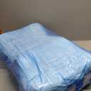 Ergonomic S Curve Reading Pillow for Sitting in Bed Adult- Back Pillow for Bed Sitting up with Adjustable Headrest- Memory Foam White, Blue