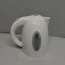 OVENTE Electric Kettle, 1.7L Fast Boiling Water Heater for Coffee or Tea, BPA Free with Water Level Gauge, Auto Shut-Off, Boil-Dry Protection, Indicator Light and Removable Filter, White KP72W