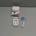 UV Toothbrush Sanitizer Cover, Rechargeable Travel Cap with Magnetic Wall Mount, Portable Cleaner for Any Size Toothbrush (White)