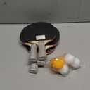 Ping Pong Paddle Set, Professional Table Tennis Racket Set with 6 Ping Pong Balls, Ping Pong Paddles 4 Player Set, Ping Pong Set Starter Kit