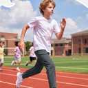 PATPAT Boys Athletic Pants Joggers Quick Dry Lightweight 5-14 Years