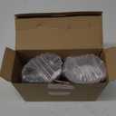 2 Pack Garden Solar Light Outdoor Decor, Resin Owl Solar LED Light with Stake, Animal Waterproof Light for Flower Fence Lawn Passage Walkway Courtyard Party Decoration, Owl (White+Brown)