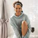 Matte Black Bathroom Towel Hook Genta LX Modern Single Robe or Towel Hanger for Kitchen or Bathroom