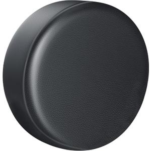 Amooca Spare Tire Cover Thickening PVC Leather Automotive Wheel Cover Universal Fit for SUV Truck Camper Trailer RV JP FJ Waterproof Sun Rain Snow Tire Protector Black 23-24 inch