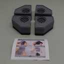 4Pcs Anti Vibration Pads for Washing Machine, Stops Washer Dryer Moving, Prevents Noise, Vibration Transfer, Antivibration Stabilizer Support Feet (Increase1.8in)