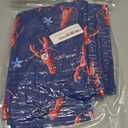 Feim-AO Men's Crawfish Swim Trunks with Compression Liner Neon Swimming Trunks Crawfish Beach Shorts with Pockets Summer Shorts M