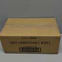 Eco by Naty Unscented Baby Plant based Compostable Wipes, 0% plastic, No nasty chemicals, White, 672 Count (56 Count (Pack of 12))