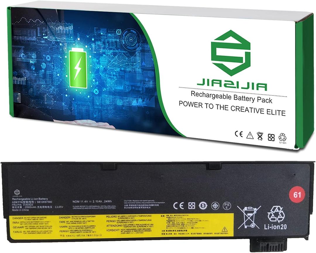 01AV423 SB10K97580 Laptop Battery Replacement for Lenovo ThinkPad T470 T480 A475 A485 T570 T580 P51S P52S TP25 Series 61 4X50M08810 01AV422 SB10K97579 01AV424 01AV452 01AV490 11.4V 24Wh