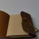 Ringsun Leather Journal Writing Notebook for Women Men Unlined Paper 400 Kraft Pages, 8 X 6 inches, Vintage Journal Leather Bound Daily Notepad, Brown,Carving (6"x8", Brown 2-Unlined)