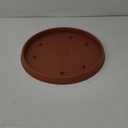 14 Inch Plant Saucer, Plastic Plant Trays for Pots, Plant Saucers for Indoors Round, Planter Tray for Plants (14", Terracotta)