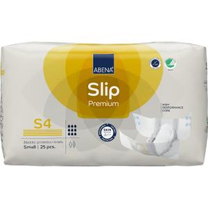 Abena Slip Premium Incontinence Briefs, Level 4, (Small to Extra Large Sizes), Small, 75 Count