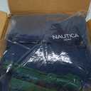 Nautica - Twin/Twin XL Bed Set, Reversible Comforter with Matching Shams, Bed Sheets and Laundry Bag, Dorm Essentials (Captain's Blue/Green)