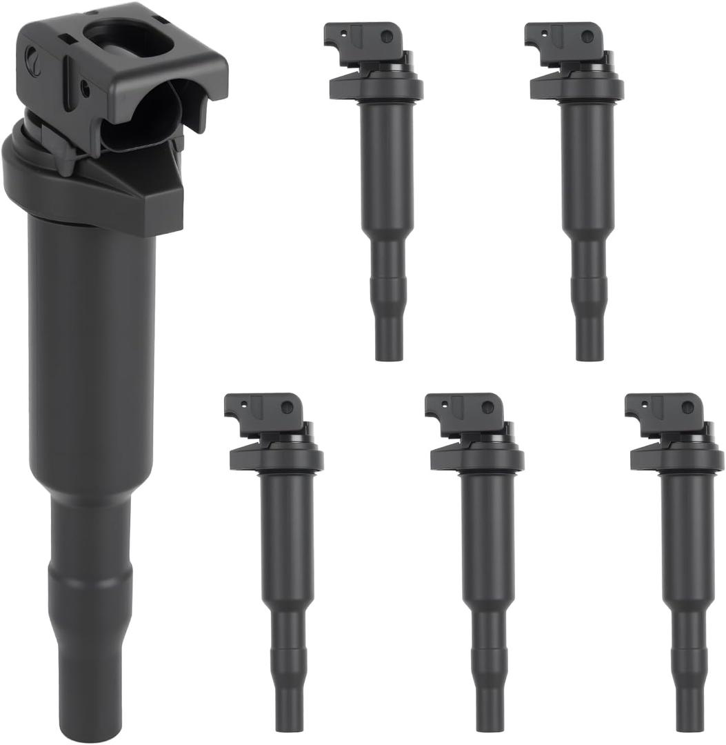 Ignition Coil for BMW X3 X5 X6 Z4 525i 528i 530i 535i 740i 325i 328i 330i 335i 3L L6 2003 2004 2005 2006 2007 2008 2009 2010 2011 2012 2013 UF592 C1638-6 Set