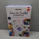 Piccassio Crochet Kit for Beginners  Complete Starter Set for Adults & Teens with 20 Yarn Colors, Hooks, Book & Organizer Bag  Learn to Make Amigurumi, Plushies & Handmade Gifts (All-in-One Kit)