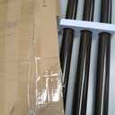 Bay Window Curtain Rods, HOTOZON 1 Inch Heavy Duty Curtain Rods for Bay Windows 36-72 Inch(Center Rod), 20-36 Inch Side Rods for Windows, Antique Bronze, Decorative Drapery Rods with End Cap Finials