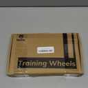 Tayizoo Training Wheels for Bike,Compatible for Bikes of 12/14/16/18/20 Inch,Flash Mute Wheel,1 Pair,Black