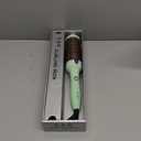 K&K Thermal Brush for Blowout Look, 1.5 Inch Ionic Heated Round Brush Makes Hair Smoother, Dual Voltage Thermal Round Bristle Get Natural Curls, Easy to Use, 30S Fast Heating, Green