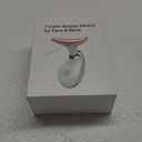 Red-Light-Therapy-for-Face-and-Neck, 7 Color Face Massager Tool for Wrinkles, Double Chin, Vibrating Facial Massager with Thermals for Skin Care, Glossy White