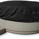Covermates Classic Round Hot Tub Cover – 80 Diameter x 14H, Black