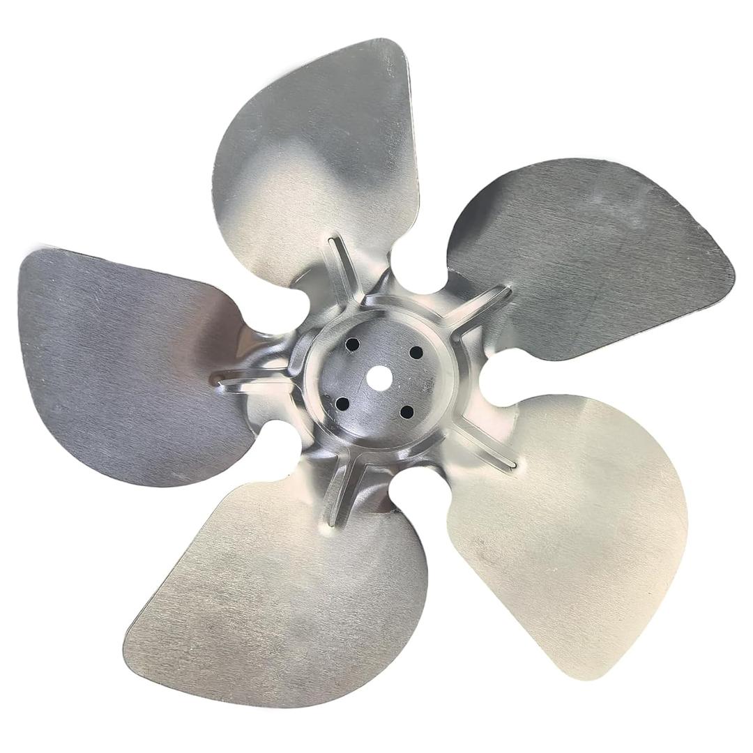 condenser Fan Blade for YZF18-25 Motor,28 Degree 5 Blade Propeller for Freezer Refrigerator Condenser and Evaporator (9IN230Fan)
