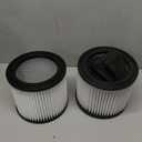 90398 Shop Vac Filters Replacement for Shop Vac Type AA Cartridge Filter 90398/118692, 9039800, 9039833(2 Pack), with 2 Foam Sleeve & 8 Pre-filter Bags