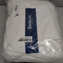 Bedsure 100% Washed Cotton Duvet Cover Cal King - Natural White Minimalist Cotton Duvet Cover Linen Like Textured - GentleSoft Plain Simple Bedding, Natural White, California King, 104"x98"