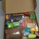 Jevuoyee 15pcs Succulent Needle Felting Kit for Beginners Adult - DIY Starter Kit with Wool Roving, Felting Mat, Needles, Instructions for Home Decoration Crafts