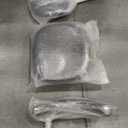 Medical Dental Assistant Chair with Rotatable Armrest Rolling Medical Chair Ergonomic Swivel Seating Back Support Dentist Stool for Clinics, Dental Offices, Labs-Black (Black-pu Leather)