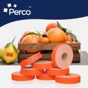 Perco Red Pricing Labels for Monarch 1131 Price - 1 Sleeve, 8 Rolls, 20,000 Price Marking Labels - with Ink Roll Included