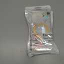 2 x PIXIU Case for iPhone 16 Compatible with Magsafe, Laser Glossy Pattern,Cute Curly Wave Clear TPU Bumper Military Grade Drop tection Phone Cover for Women/Girls -Pink Flower