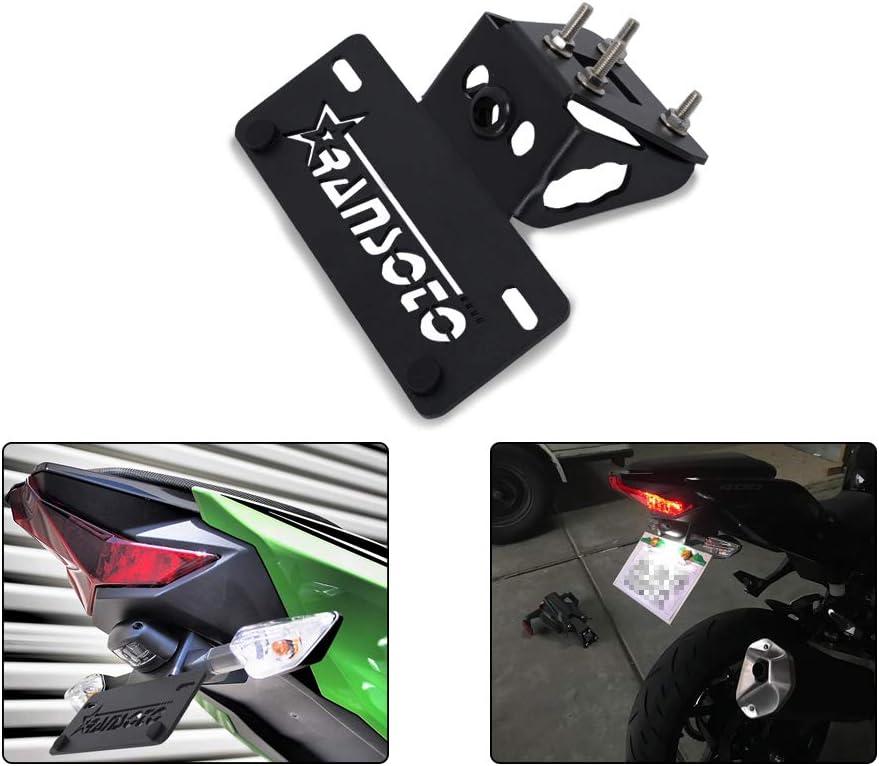 RANSOTO Fender Eliminator Kits Compatible with Kawasaki Ninja 500 Z500 2025 2026 Ninja 400 / Z400 20182024 Ninja 250 20182023 License Plate Holder