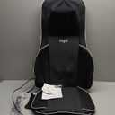 Mynt Shiatsu Neck and Back Massager with Heat, 3D Kneading Full Back Massager for Pain Relief Deep Tissue, Foldable Adjustable Chair Massager for Home Office, Christmas Gift for Dad Mom, Black