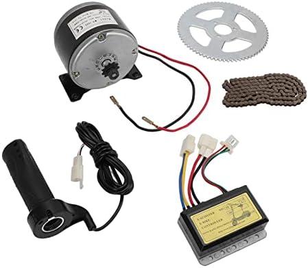 Electric Motor Kit, 12V 250W 2750RPM High Speed Engine Kit Bike Conversion Kit with Speed Controller Electric Gear Motor Kit for Motorcycle Electric Scooter E Bike